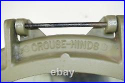 Original WWII U. S. Army Crouse-Hinds Searchlight Restored and Working Cond