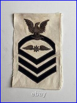 PK3416 Orig US Navy Rate 1921 Aviation Quartermaster Chief Petty Officer IR29A