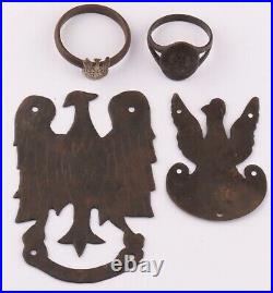 POLAND Ring WW2 Polish LEGIONs Patriotic jewelry BADGE wwII Legioners Corps EAGL