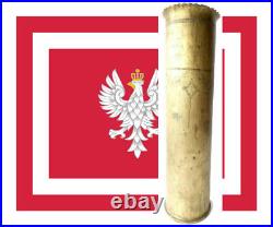 POLAND-UKRAINE WAR TRENCH ART Vase 1919 BRITISH contract UNIQUE