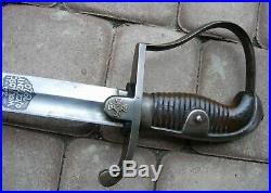 POLISH before WWII ULAN Cavalery PILSUDSKI LEGIONS SABRE SWORD Engraved Blade