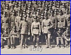 POST-WW1 GERMAN REICHSWEHR at SANSSOUCI PALACE POTSDAM GERM. PHOTO POSTCARD RPPC