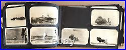 POST WWI 1920's NAMED US NAVY PHOTO ALBUM ERNEST M. FLAHERTY USS WEST VIRGINA