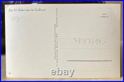 PRE-WW2 GERMAN ARMY GEN LUDENDORFF 70TH B-DAY withBLOMBERG, FRITSCH PHOTO POSTCARD