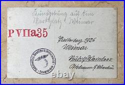 PRE-WW2 GERMAN REICHSPARTEITAG RALLY WEIMAR 1926 ID'd PHOTO POSTCARD RPPC