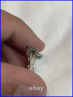 PRE WWII US NAVY CAPTAIN WAR EAGLE INSIGNIA USMC COLONEL 1930'S Silver Pin (1)