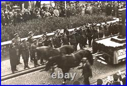 PREWW2 GERMAN PROTECTION SQUADRON PARADE FLOAT with MEIN KAMPF 1932 PHOTO POSTCARD