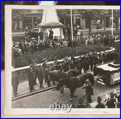 PREWW2 GERMAN PROTECTION SQUADRON PARADE FLOAT with MEIN KAMPF 1932 PHOTO POSTCARD