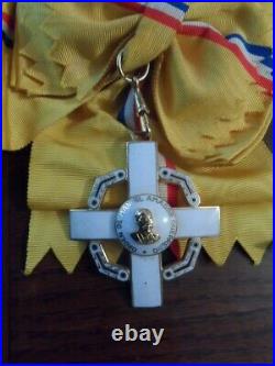 Panama Order Of Manuel Amador Grand Cross Sent Of Insignia Sash Badge