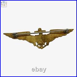Pancraft 1920's-1930's Navy Aviator Wings Insignia 2-3/4 Size Pilot Badge #54
