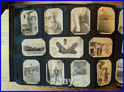 Photo Album USS OAHU Yangtze River Gunboat US Navy Sailor China Shanghai 1930s