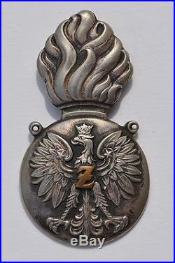 Poland Polish Badge Military Or Police Original Numbered