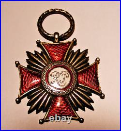 Poland Silver Medal, Order, Cross. Rp. 1923