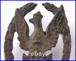 Polish Army Ring Poland WW2 WWII Eagle Navy stamp 1935 Gdynia Ship Anchor Coat