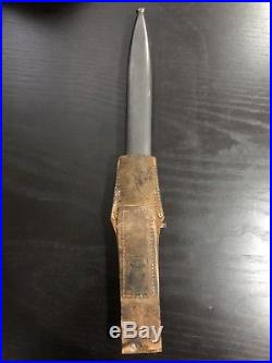 Polish Pre-WWII M1930 Mauser Rifle Perkun Bayonet with Scabbard and Frog