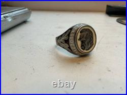 Polish Silver Ring Pilsudski 1930s Poland Western Europe