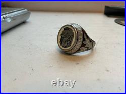 Polish Silver Ring Pilsudski 1930s Poland Western Europe