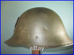 Polish Wz28/2nd type helmet WW2 casque stahlhelm casco elmo kivere