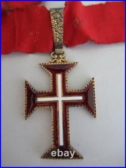 Portugal Military Order Of Christ Grand Officer Set. Rare