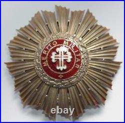 Portugal Order Of Military Merit Breast Star Badge Silver Gilt Great Tone