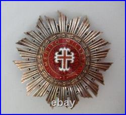 Portugal Order Of Military Merit Breast Star. Silver/hallmarked. Rare. 2
