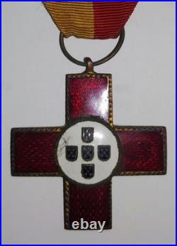 Portugal Red Cross Order & 1929 Dated Citation To Chinese Recipient Scarce