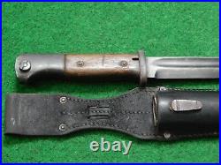 Portuguese M/937 Bayonet With Scabbard And Frog