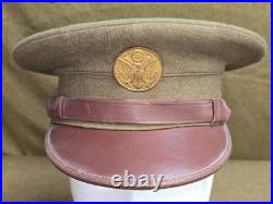 Post WWI US Army Enlisted Visored Cap Circa 1920's