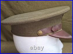 Post WWI US Army Enlisted Visored Cap Circa 1920's