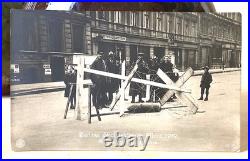 Post-ww1 German Freikorps Berlin Str Fighting 2 Ton Mine Mar 1919 Photo Postcard