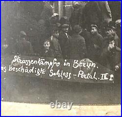 Post-ww1 German Freikorps Christmas Crisis At Berlin Palace Photo Postcard Rppc