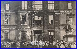 Post-ww1 German Freikorps Street Fighting Berlin Palace Hit! Photo Postcard Rppc