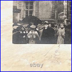 Post-ww1 German Freikorps Street Fighting Berlin Palace Hit! Photo Postcard Rppc