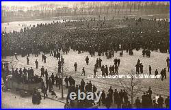Post-ww1 German Freikorps Wilhelmshaven Demonstration Photo Postcard Rppc