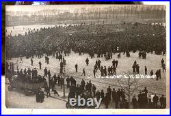 Post-ww1 German Freikorps Wilhelmshaven Demonstration Photo Postcard Rppc