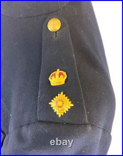 Pre WW2 British RA Artillery Lt Colonel Blue Dress Tunic & Trousers With Stripe