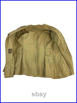 Pre WW2 Canadian Militia Khaki Officers Tropical Service Dress Uniform Jacket