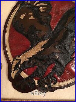 Pre-WW2 Leather Jacket Back Patch 27th Pursuit Aero Squadron AAC 1930s 15