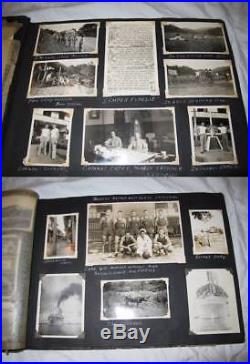 Pre WW2 USMC China Marine Philippines Photo & Scrap Album Shanghai Tientsin