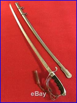 Pre-WWI M1902 Officers SABER Sword M. C. Lilley & Co. Horn Grip. Excellent++