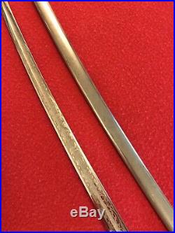 Pre-WWI M1902 Officers SABER Sword M. C. Lilley & Co. Horn Grip. Excellent++