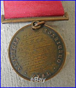 Pre-WWII 1929 US Navy Good Conduct Medal USS Penguin AM33 Pharmacists Mate Named