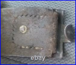 Pre WWII 1935 German Reichsmarine Enlisted Navy Brass Buckle, Belt, Suspenders