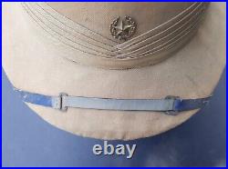 Pre WWII China Pith Sun Helmet Cork Unknown Military Imperial Japanese