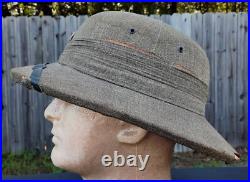 Pre WWII China Pith Sun Helmet Cork Unknown Military Imperial Japanese Prewar