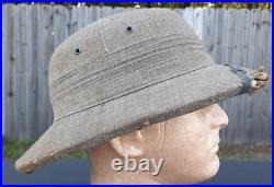 Pre WWII China Pith Sun Helmet Cork Unknown Military Imperial Japanese Prewar