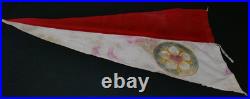 Pre-WWII German Lutheran Christian Youth Flag Pennant J. N. Waldenburg & Emblem
