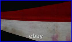 Pre-WWII German Lutheran Christian Youth Flag Pennant J. N. Waldenburg & Emblem