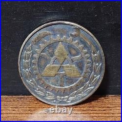 Pre-WWII Japanese Mitsubishi Shipbuilding Kobe Shipyard Employee Service Badge