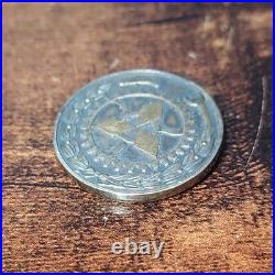 Pre-WWII Japanese Mitsubishi Shipbuilding Kobe Shipyard Employee Service Badge
